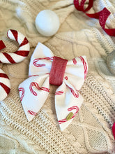 Load image into Gallery viewer, Candy cane lane | collar sailor bow
